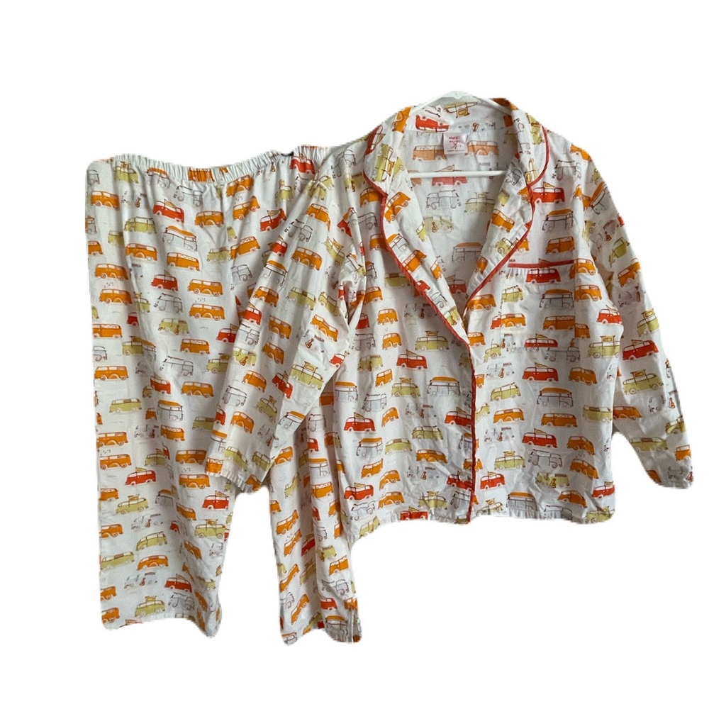 RARE Munki Munki Pajamas VW print XL